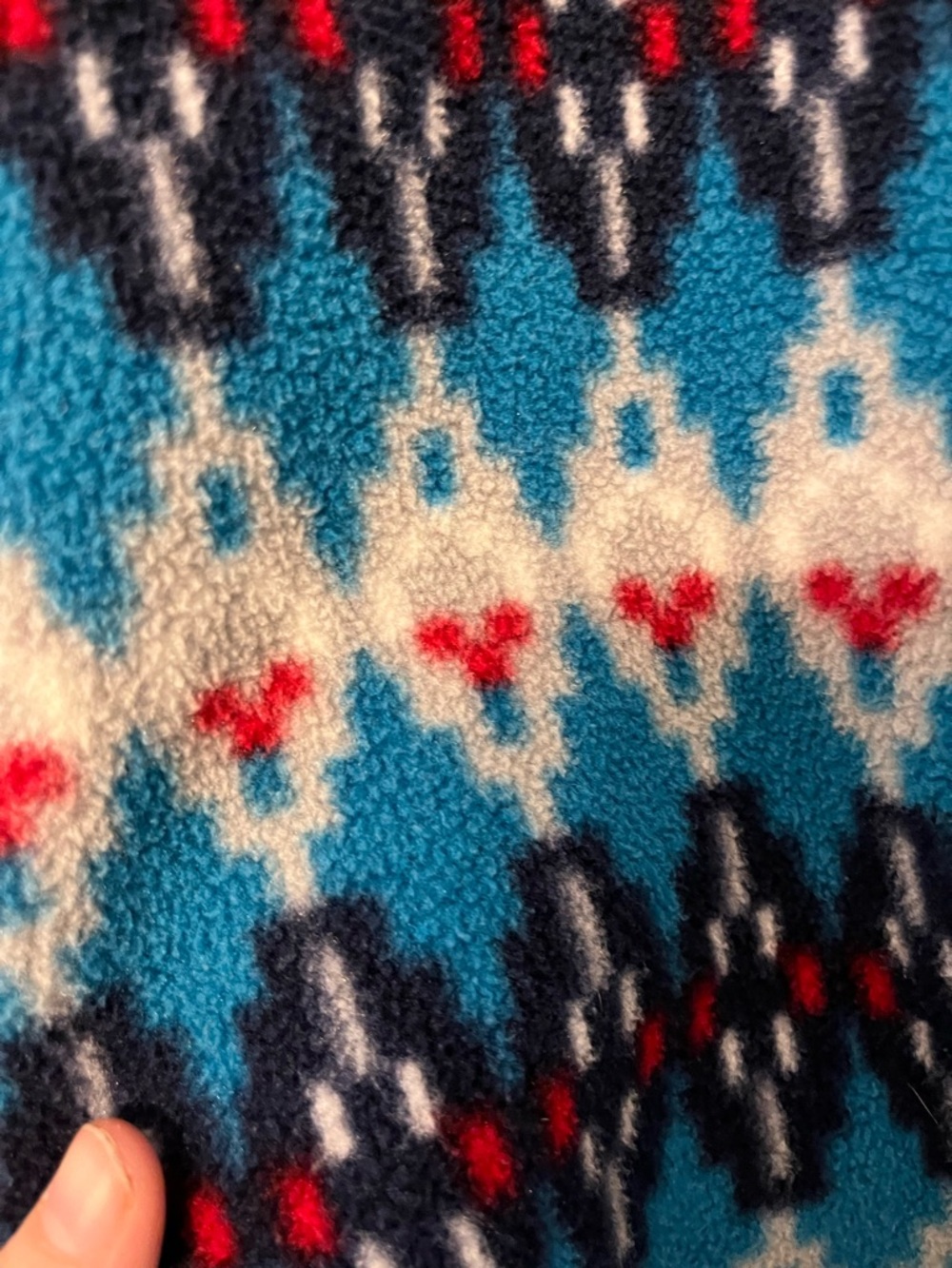 2016 Patagonia Synchilla SnapT Pullover Fleece Forest Carpet Deep Sea Blur Aztec - Picture 6 of 7